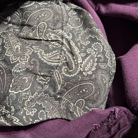 Aventura — organic cotton fabric  purple jeans size 6 - Picture 10 of 15